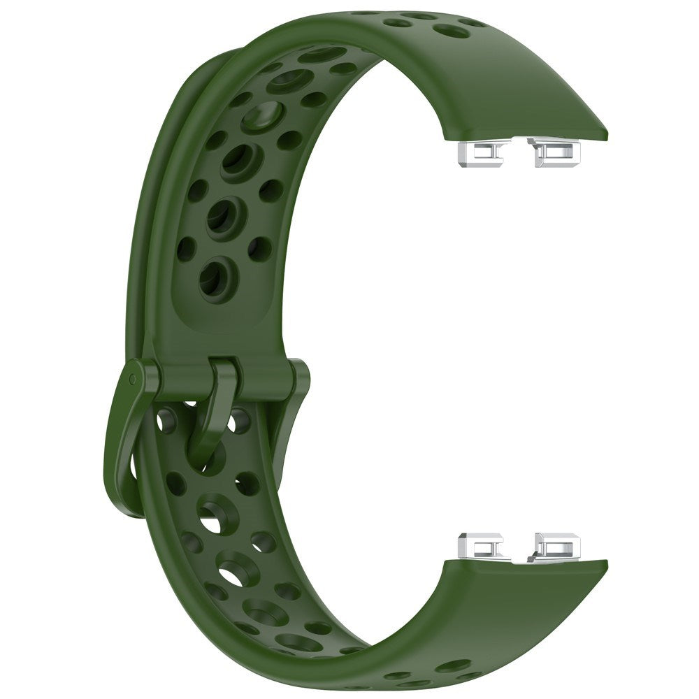 Huawei Band 10 / 9 / 8 EIDERWOOD Silikone Rem - Grøn
