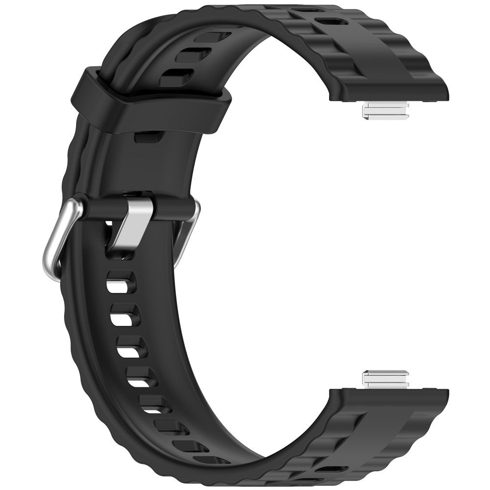Huawei Watch Fit 5 Pro / 5 / 4 Pro / 4 / 3 EIDERWOOD Silikone Rem - Sort
