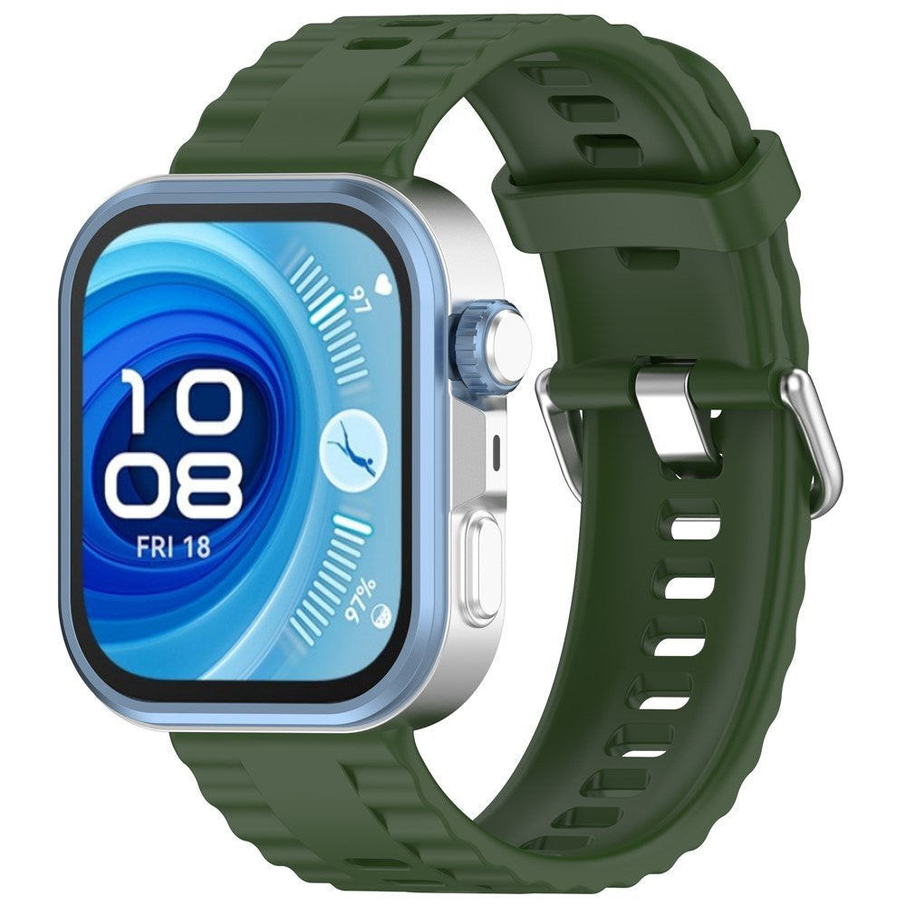 Huawei Watch Fit 5 Pro / 5 / 4 Pro / 4 / 3 EIDERWOOD Silikone Rem - Grøn