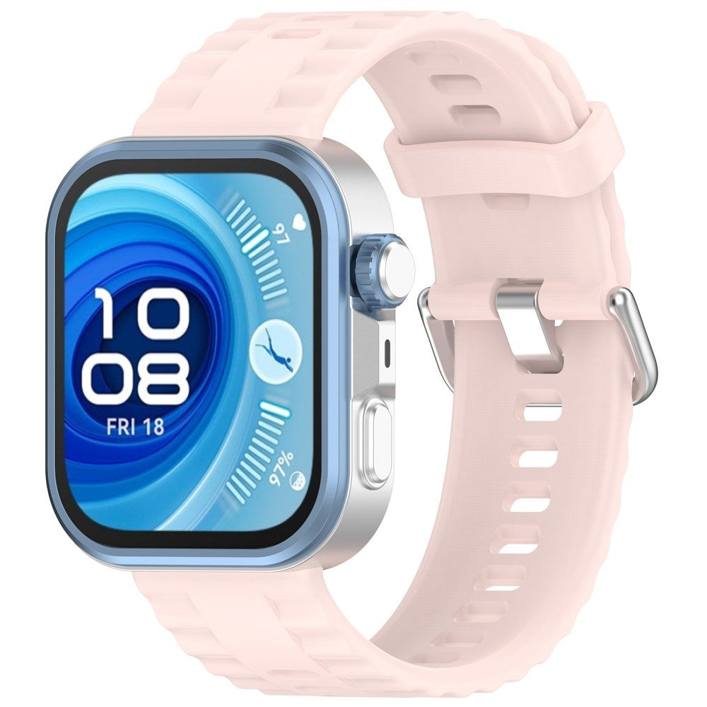 Huawei Watch Fit 5 Pro / 5 / 4 Pro / 4 / 3 EIDERWOOD Silikone Rem - Lyserød
