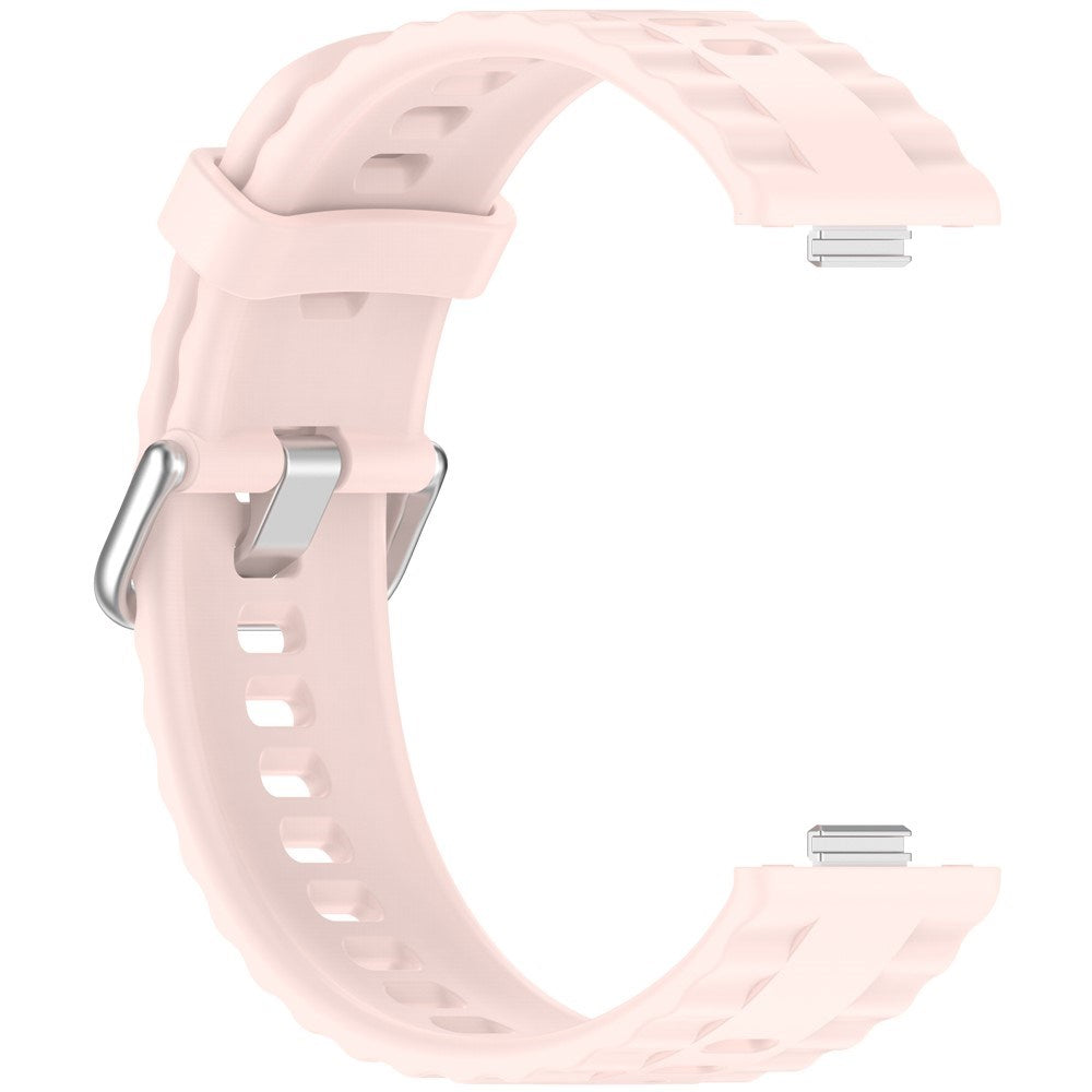 Huawei Watch Fit 5 Pro / 5 / 4 Pro / 4 / 3 EIDERWOOD Silikone Rem - Lyserød
