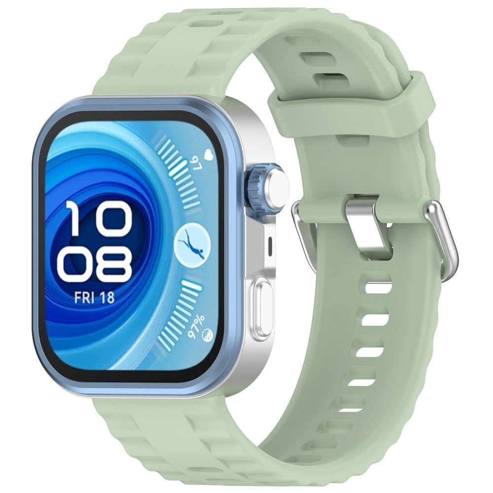 Huawei Watch Fit 5 Pro / 5 / 4 Pro / 4 / 3 EIDERWOOD Silikone Rem - Lysegrøn
