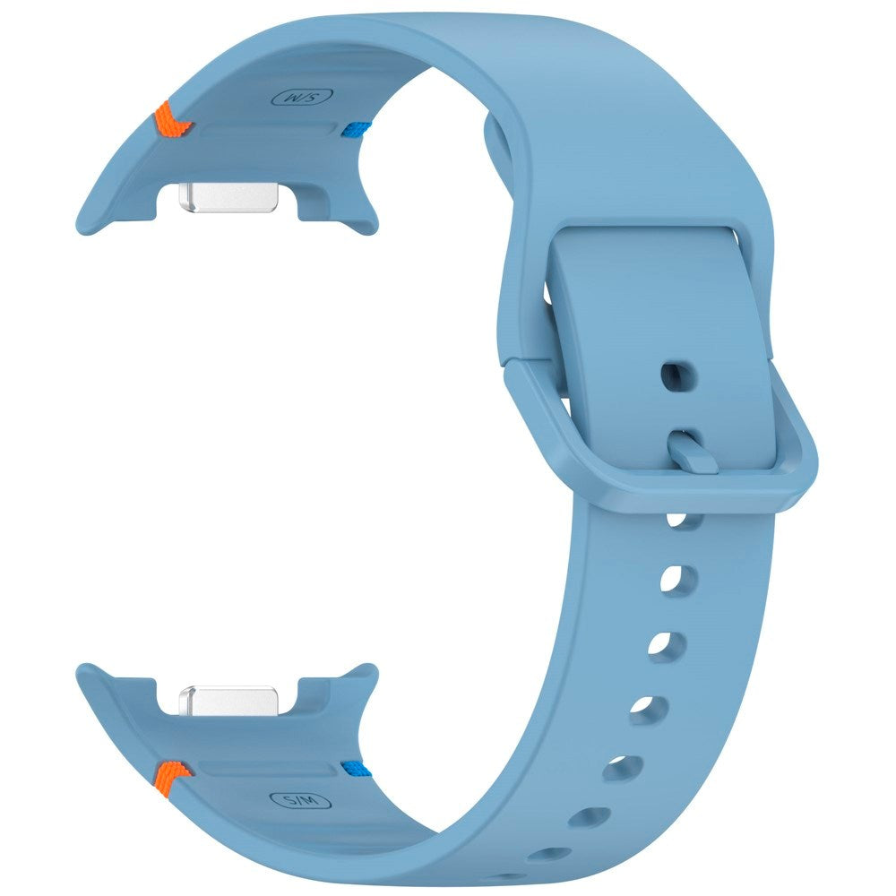 EIDERWOOD Samsung Galaxy Watch 8 / 8 Classic (40 / 44 / 46mm) Silikone Rem m. Sylinje - Blue