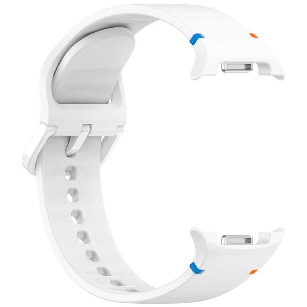 EIDERWOOD Samsung Galaxy Watch 8 / 8 Classic (40 / 44 / 46mm) Silikone Rem m. Sylinje - White