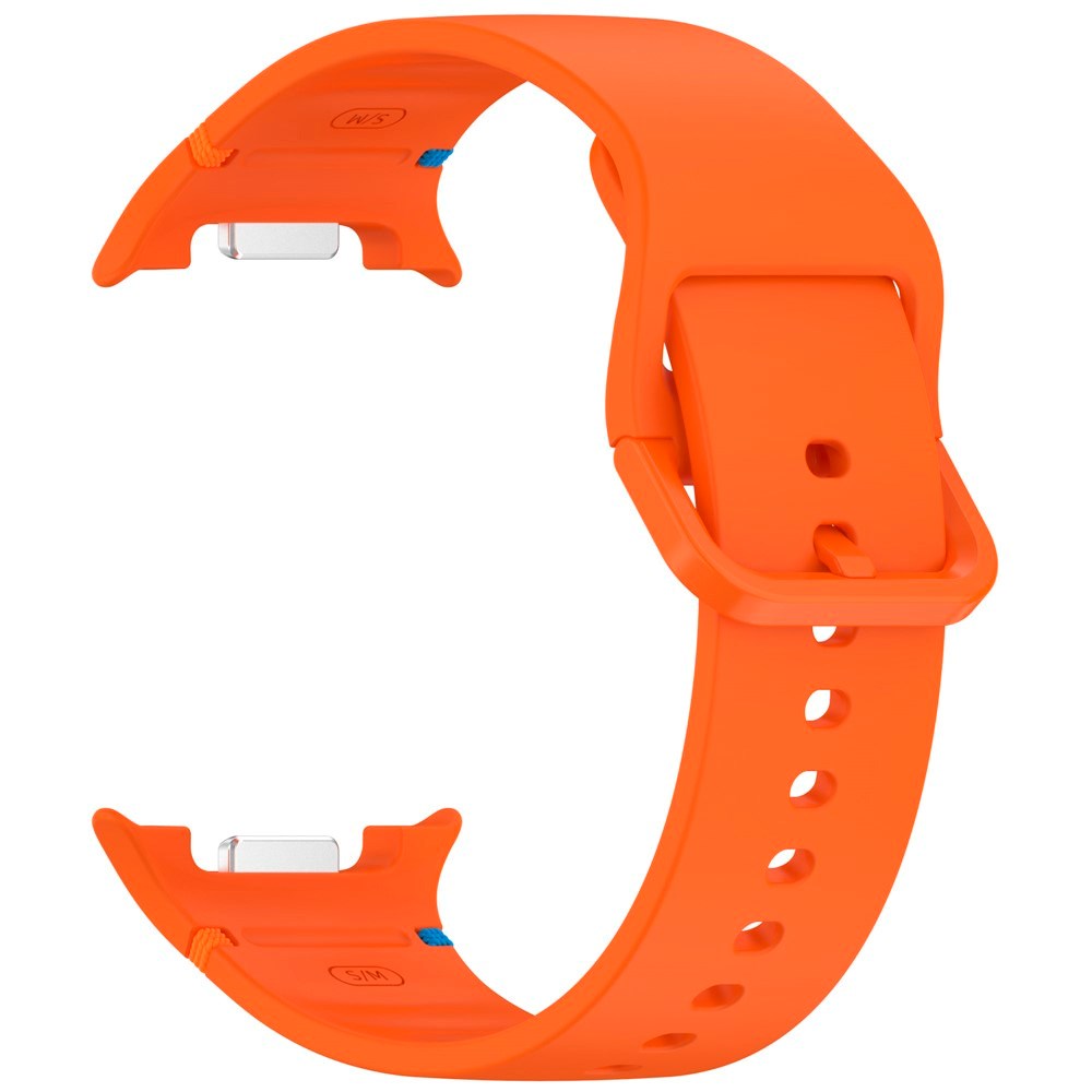 EIDERWOOD Samsung Galaxy Watch 8 / 8 Classic (40 / 44 / 46mm) Silikone Rem m. Sylinje - Orange
