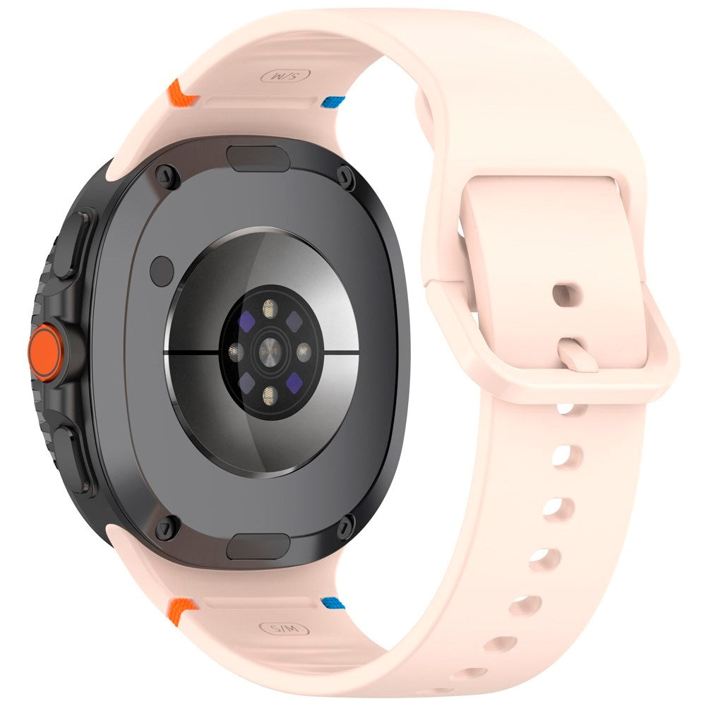 EIDERWOOD Samsung Galaxy Watch 8 / 8 Classic (40 / 44 / 46mm) Silikone Rem m. Sylinje - Pink
