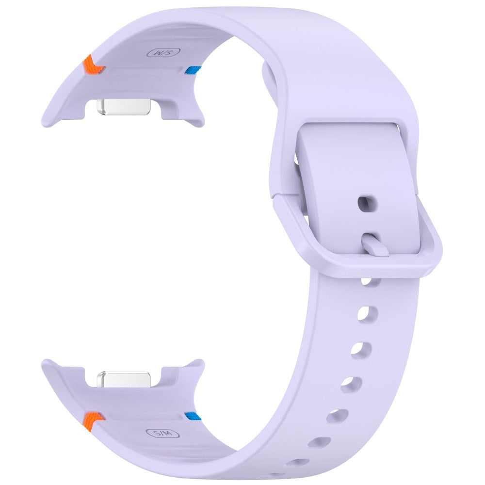 EIDERWOOD Samsung Galaxy Watch 8 / 8 Classic (40 / 44 / 46mm) Silikone Rem m. Sylinje - Purple
