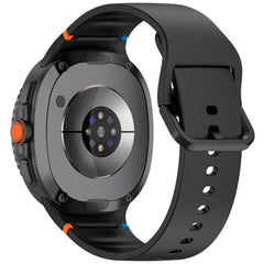 EIDERWOOD Samsung Galaxy Watch 8 / 8 Classic (40 / 44 / 46mm) Silikone Rem m. Sylinje - Black