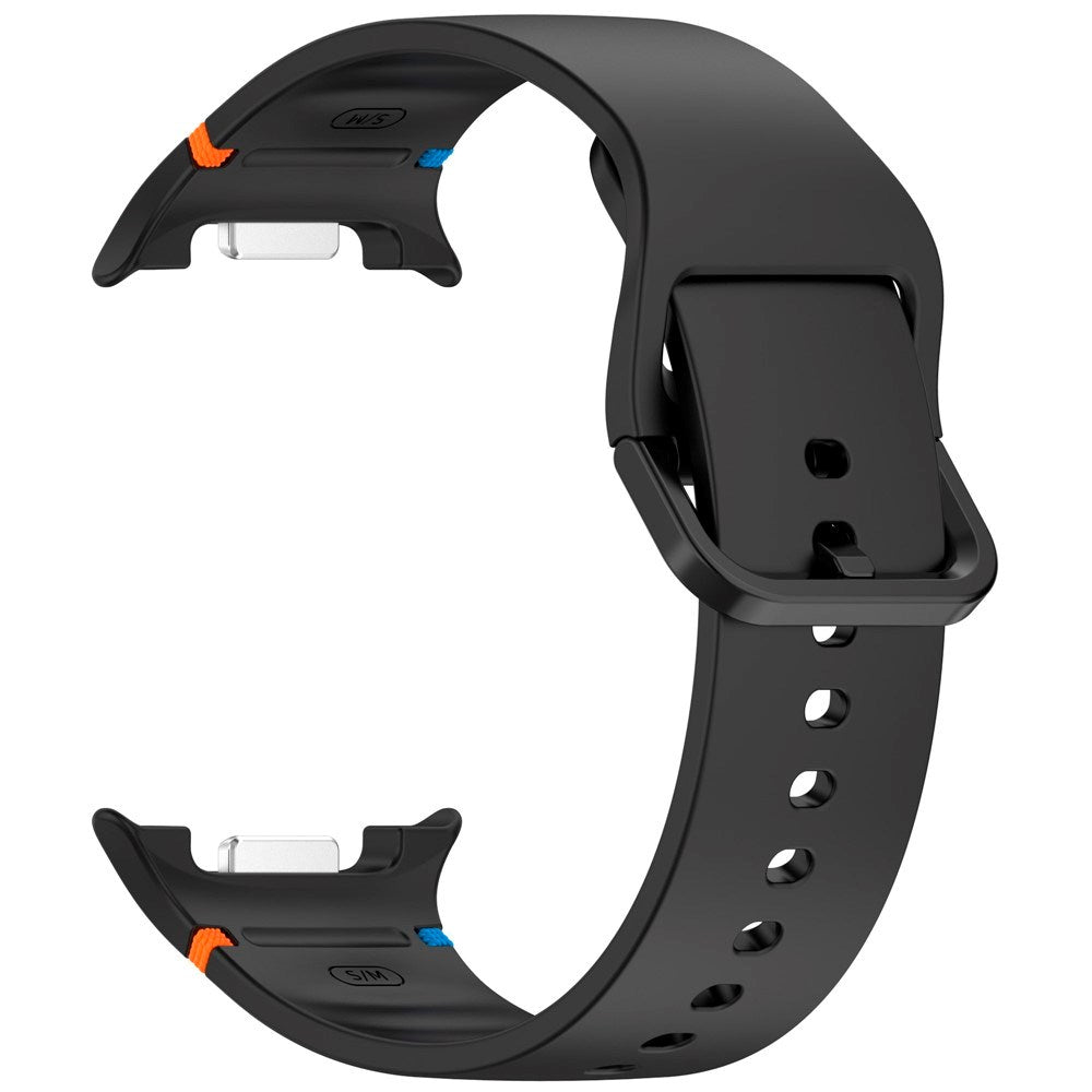EIDERWOOD Samsung Galaxy Watch 8 / 8 Classic (40 / 44 / 46mm) Silikone Rem m. Sylinje - Black