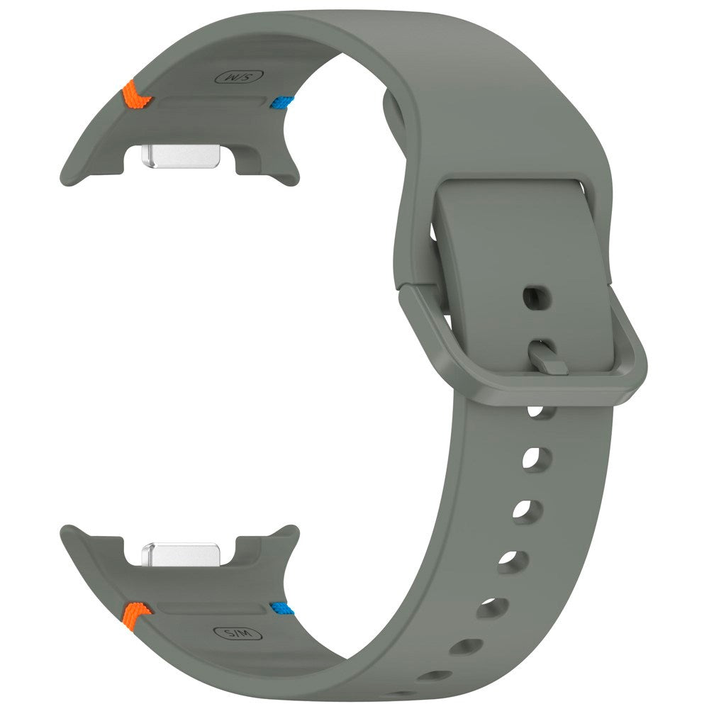 EIDERWOOD Samsung Galaxy Watch 8 / 8 Classic (40 / 44 / 46mm) Silikone Rem m. Sylinje - Army Green