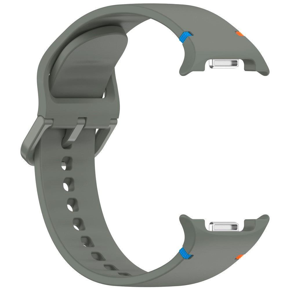 EIDERWOOD Samsung Galaxy Watch 8 / 8 Classic (40 / 44 / 46mm) Silikone Rem m. Sylinje - Army Green