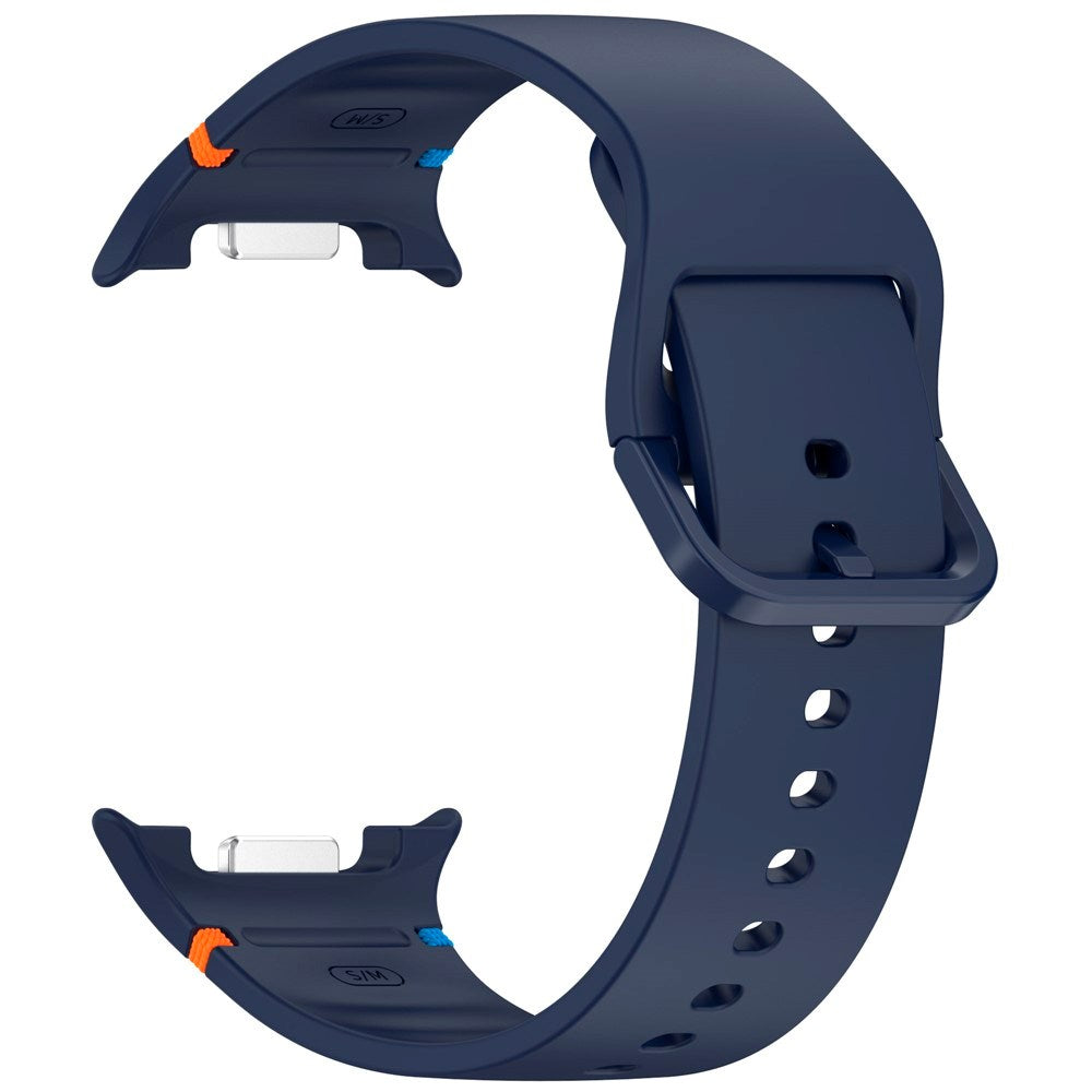 EIDERWOOD Samsung Galaxy Watch 8 / 8 Classic (40 / 44 / 46mm) Silikone Rem m. Sylinje - Midnight Blue