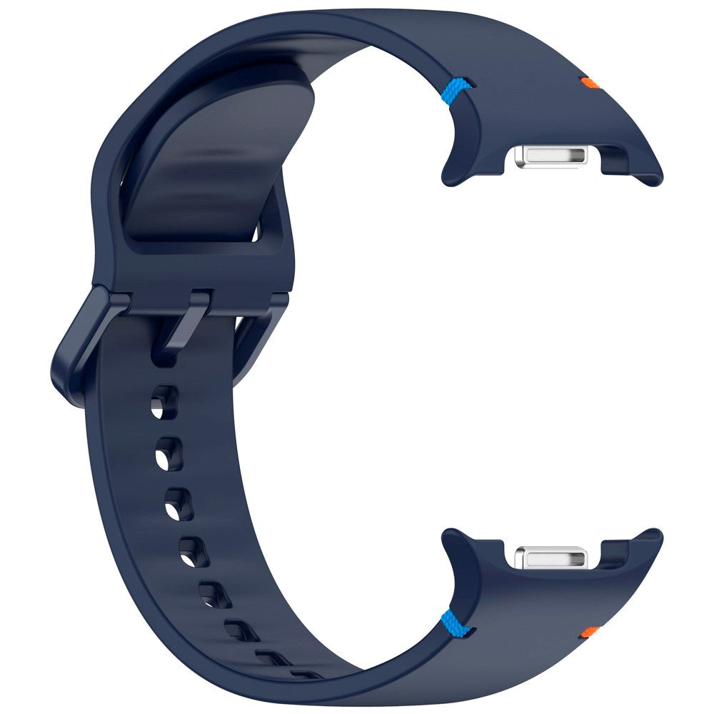 EIDERWOOD Samsung Galaxy Watch 8 / 8 Classic (40 / 44 / 46mm) Silikone Rem m. Sylinje - Midnight Blue