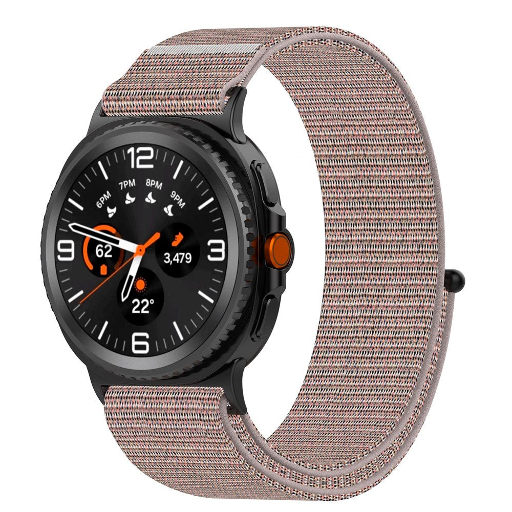 EIDERWOOD Samsung Galaxy Watch 8 / 8 Classic (40 / 44 / 46mm) Nylon Rem - Lyserød