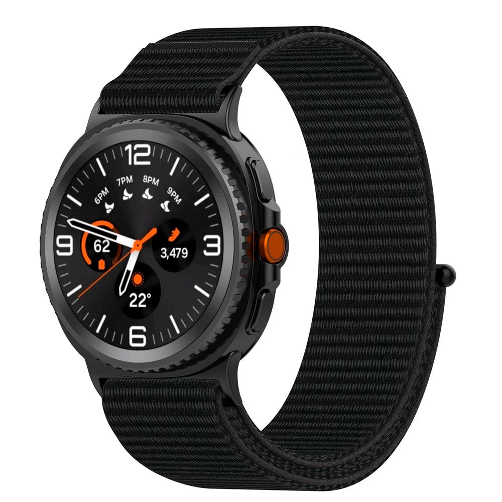 EIDERWOOD Samsung Galaxy Watch 8 / 8 Classic (40 / 44 / 46mm) Nylon Rem - Sort