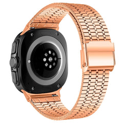 EIDERWOOD Samsung Galaxy Watch 8 / 8 Classic (40 / 44 / 46mm) Stål Rem - Rose Gold