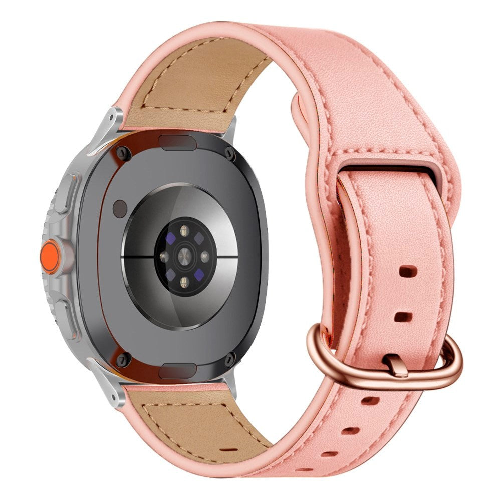 Samsung Galaxy Watch 8 / 8 Classic (40 / 44 / 46mm) Kunstlæder Rem - Lyserød
