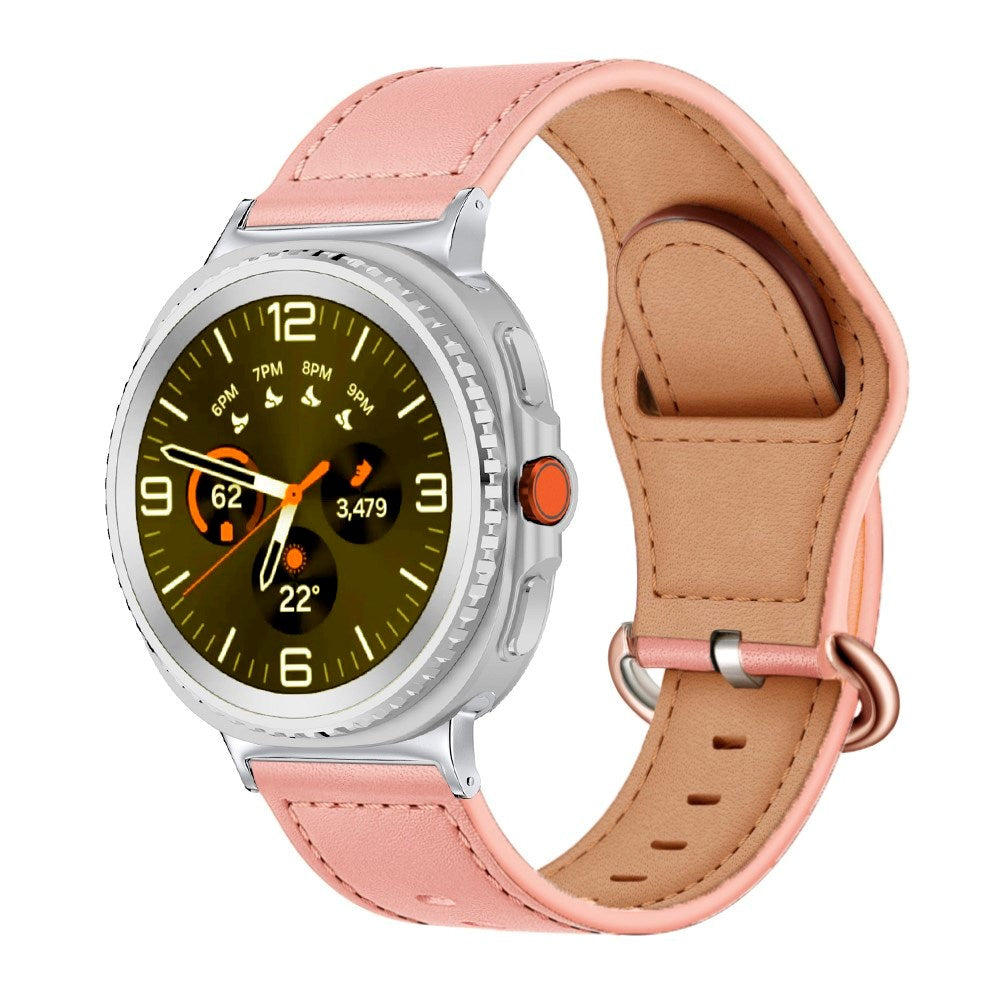 Samsung Galaxy Watch 8 / 8 Classic (40 / 44 / 46mm) Kunstlæder Rem - Lyserød