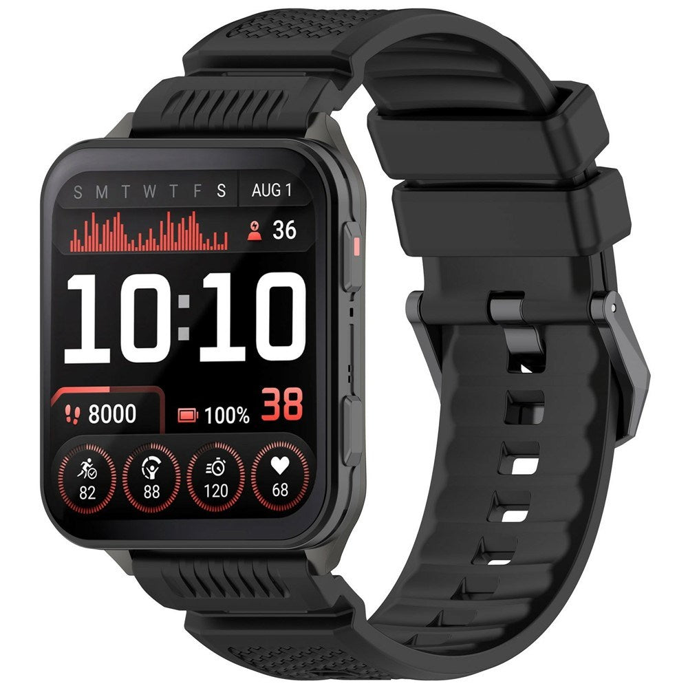 Garmin Venu X1 / Coros Nomad EIDERWOOD Silikone Urrem - Sort