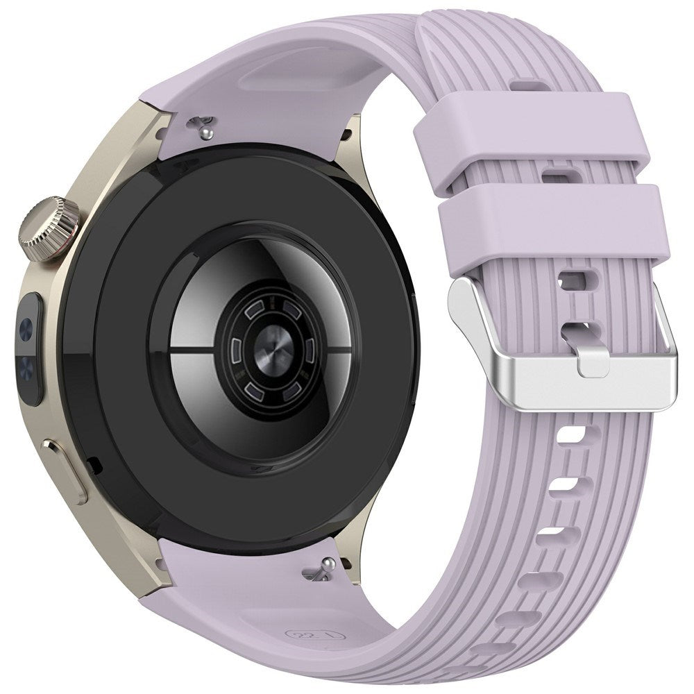Huawei Watch 5 (46mm) EIDERWOOD Silikone Rem - Lilla