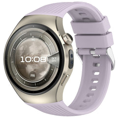 Huawei Watch 5 (46mm) EIDERWOOD Silikone Rem - Lilla