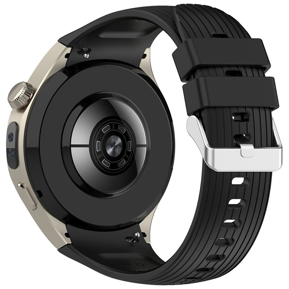 Huawei Watch 5 (46mm) EIDERWOOD Silikone Rem - Sort