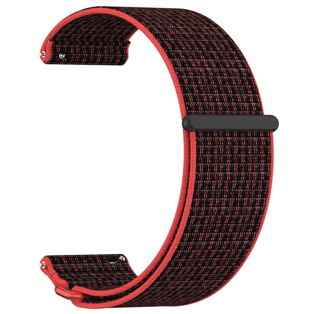 Garmin Venu X1 EIDERWOOD Nylon Rem - Rød / Sort