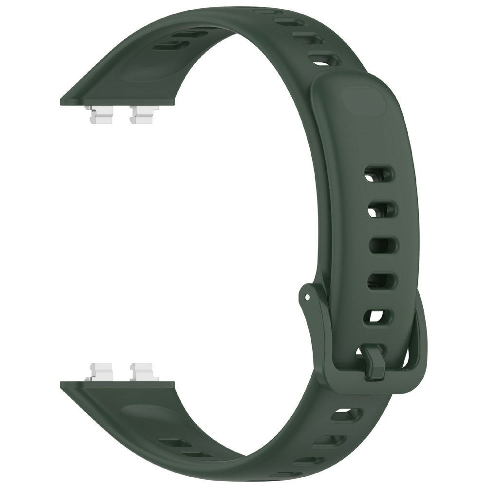 Huawei Band 11 / 11 Pro EIDERWOOD Silikonerem - Mørkegrøn