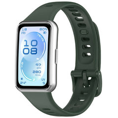 Huawei Band 11 / 11 Pro EIDERWOOD Silikonerem - Mørkegrøn