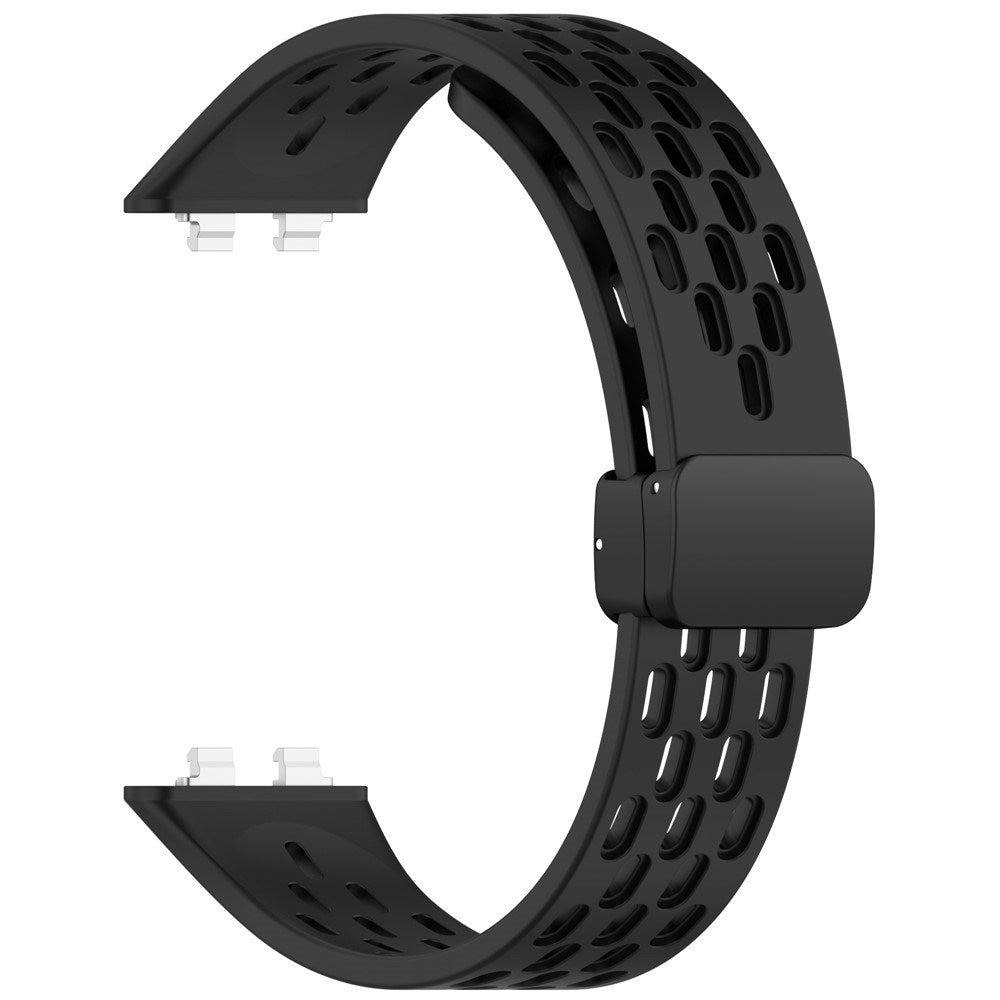 Huawei Band 11 / 11 Pro EIDERWOOD Hullet Silikone Urrem - Sort