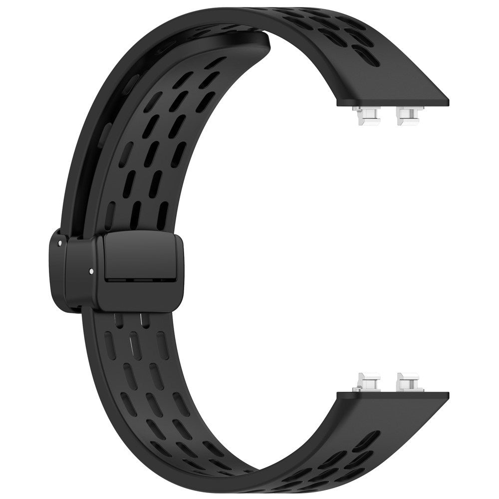 Huawei Band 11 / 11 Pro EIDERWOOD Hullet Silikone Urrem - Sort