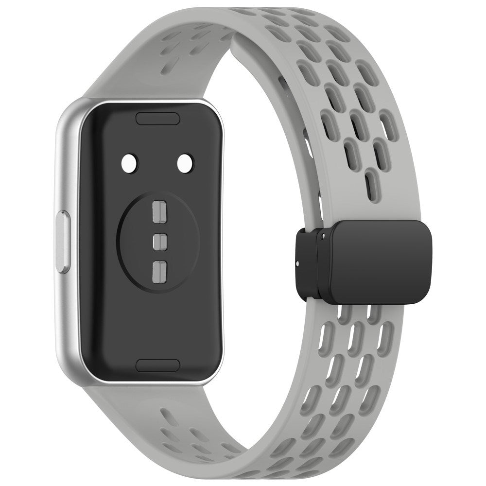 Huawei Band 11 / 11 Pro EIDERWOOD Hullet Silikone Urrem - Grå