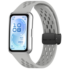 Huawei Band 11 / 11 Pro EIDERWOOD Hullet Silikone Urrem - Grå