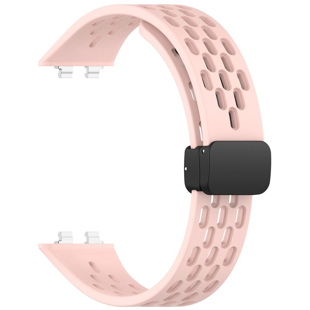 Huawei Band 11 / 11 Pro EIDERWOOD Hullet Silikone Urrem - Lyserød