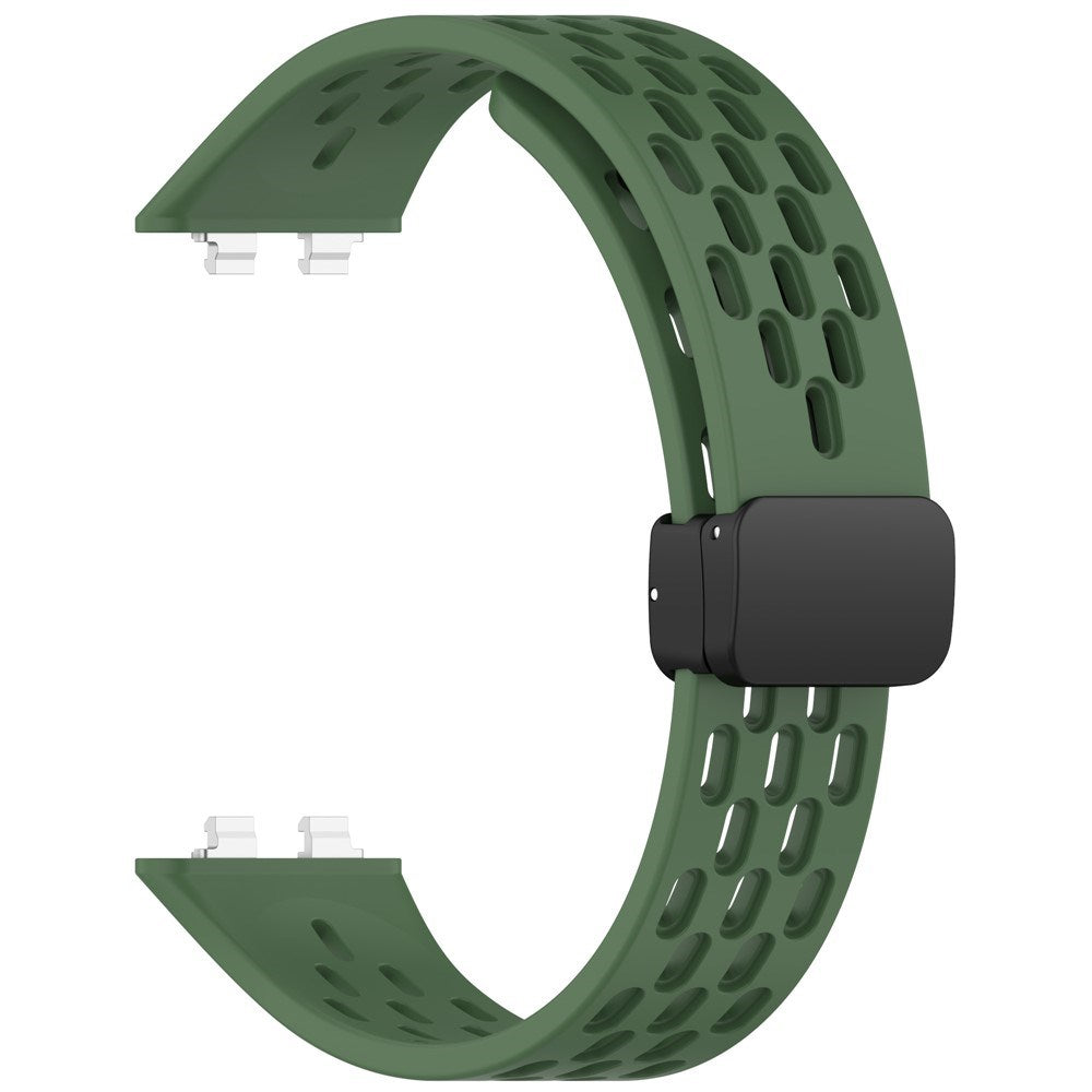 Huawei Band 11 / 11 Pro EIDERWOOD Hullet Silikone Urrem - Grøn