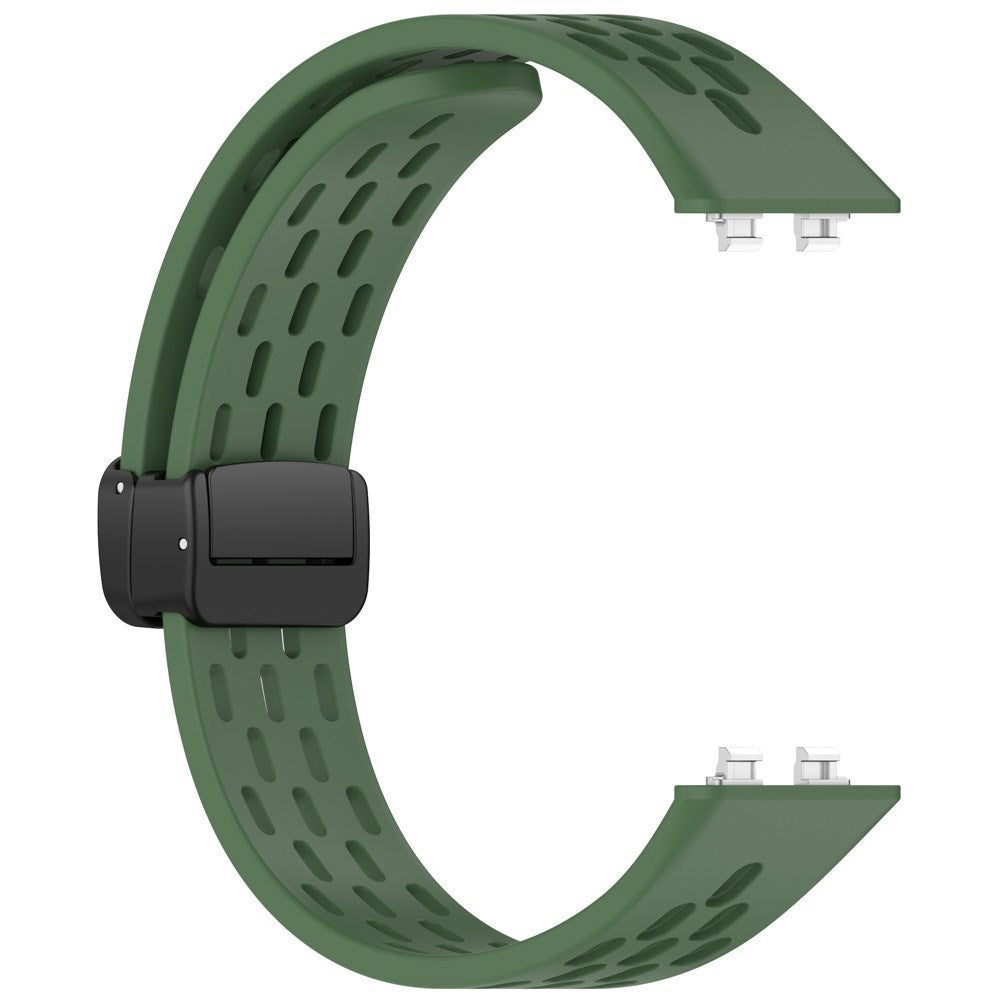Huawei Band 11 / 11 Pro EIDERWOOD Hullet Silikone Urrem - Grøn