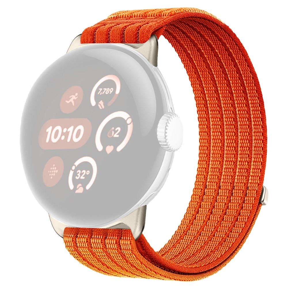 Google Pixel Watch 4 / 3 / 2 / 1 (41mm) EIDERWOOD Nylon Urrem - Orange