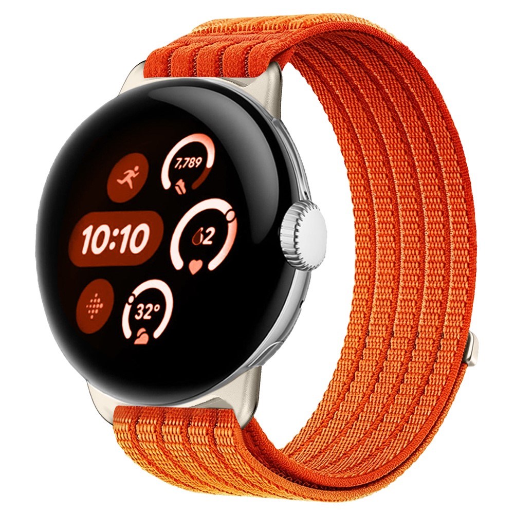 Google Pixel Watch 4 / 3 / 2 / 1 (41mm) EIDERWOOD Nylon Urrem - Orange