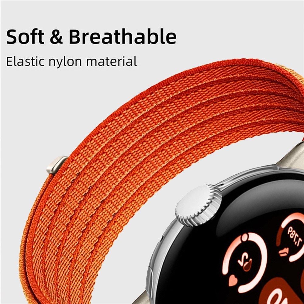 Google Pixel Watch 4 / 3 / 2 / 1 (41mm) EIDERWOOD Nylon Urrem - Orange