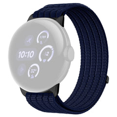 Google Pixel Watch 4 / 3 / 2 / 1 (41mm) EIDERWOOD Nylon Urrem - Mørkeblå