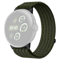 Google Pixel Watch 4 / 3 / 2 / 1 (41mm) EIDERWOOD Nylon Urrem - Mørkegrøn
