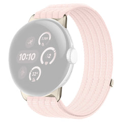 Google Pixel Watch 4 / 3 (45mm) EIDERWOOD Nylon Urrem - Lyserød