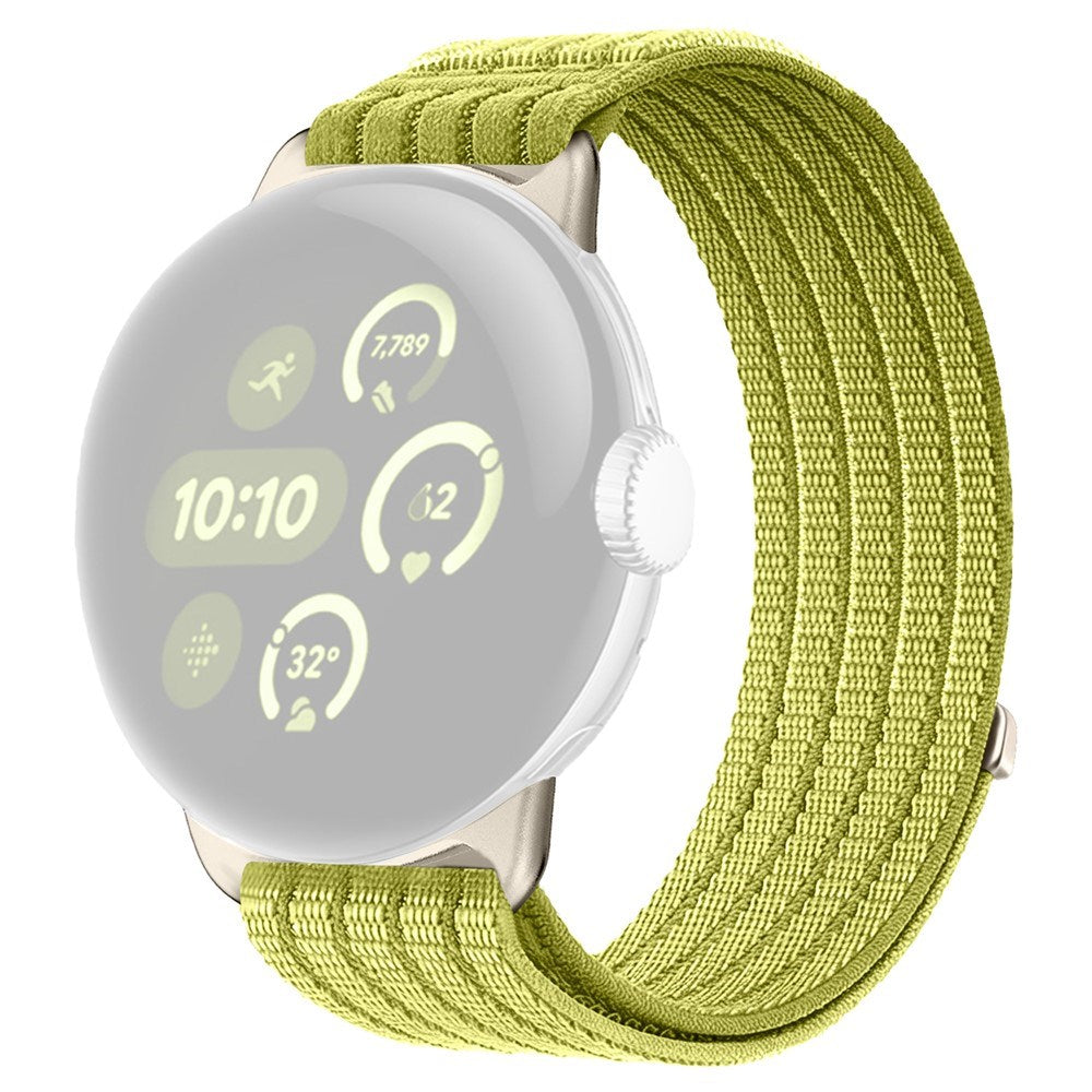 Google Pixel Watch 4 / 3 (45mm) EIDERWOOD Nylon Urrem - Grøn