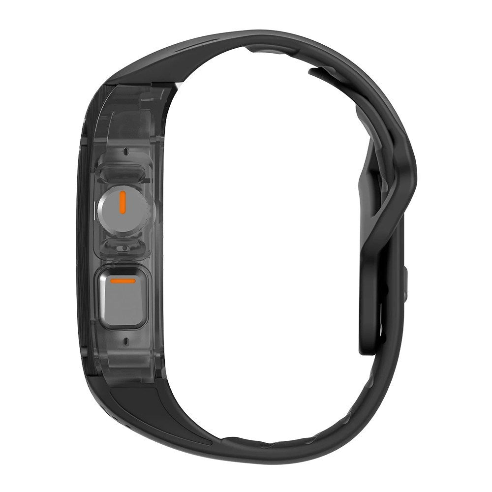Apple Watch Ultra 4 / 3 / 2 / 1 (49mm) AULUMU Urrem m. Indbygget Plast Cover - Sort