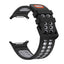 Samsung Galaxy Watch Ultra 2 / Ultra (47mm) Silikone Rem m. Ventilationshuller - Sort / Grå