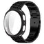 Samsung Galaxy Watch 8 / 9 (40mm) EIDERWOOD Rustfri Stål Urrem m. Plast Cover - Sort