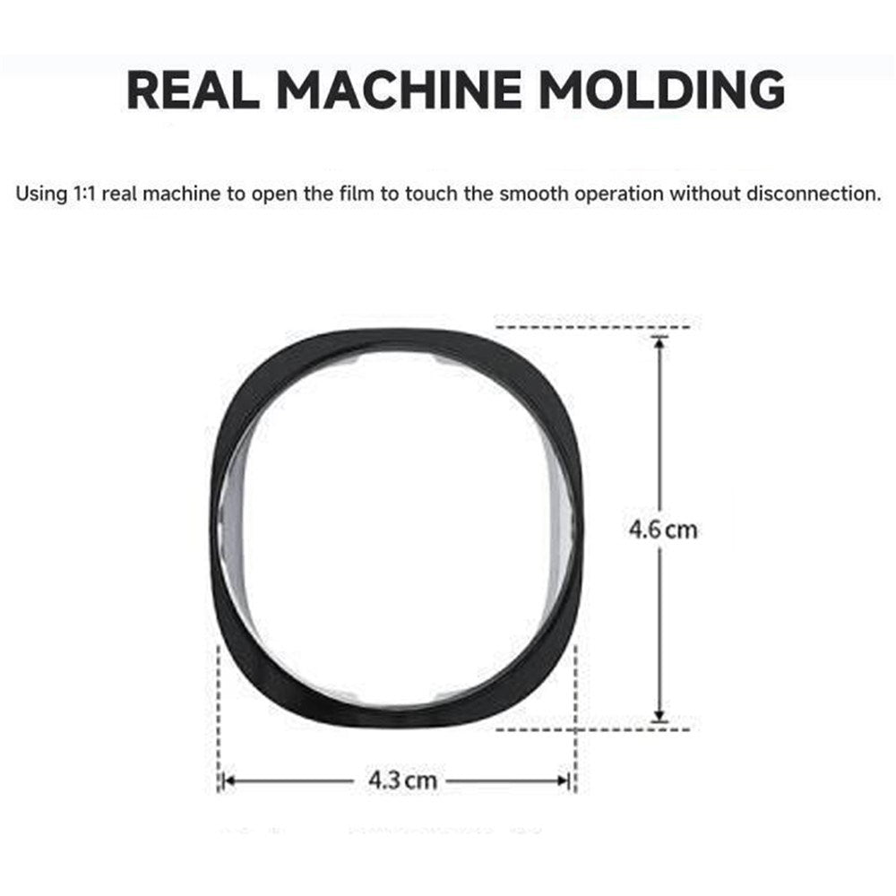 Samsung Galaxy Watch 8 / 9 (40mm) EIDERWOOD Rustfri Stål Urrem m. Plast Cover - Sort