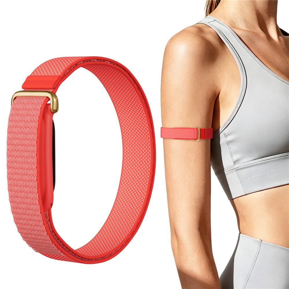 Google Fitbit Air EIDERWOOD Nylon Løbearmbånd - Rød