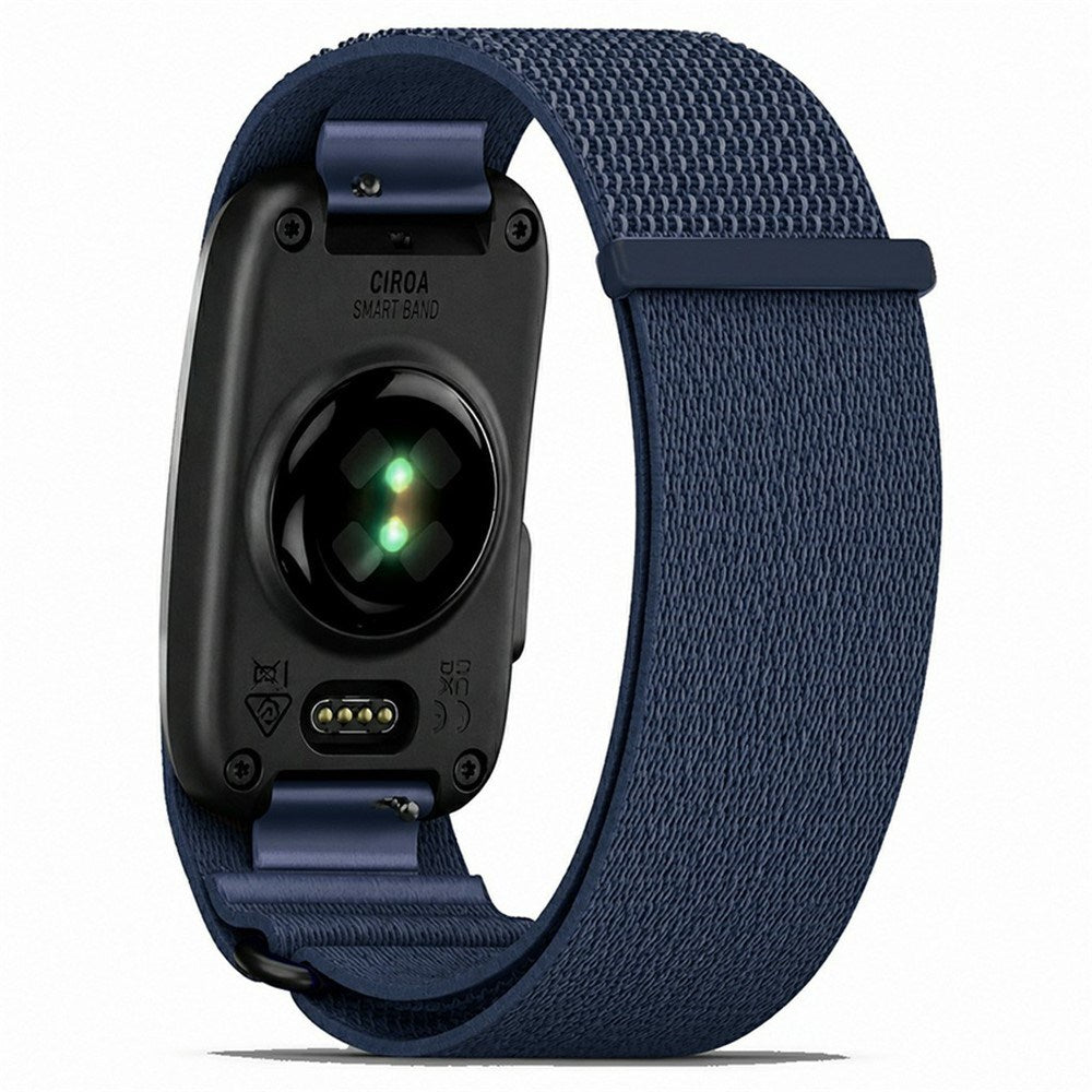 Garmin CIRQA Smart Band EIDERWOOD Nylon Rem - Str. S-M - Blå