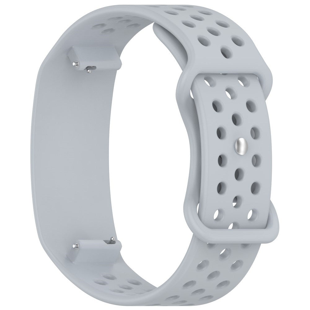 Garmin CIRQA Smart Band EIDERWOOD Silikone Rem m. Ventilationshuller - Lysegrå